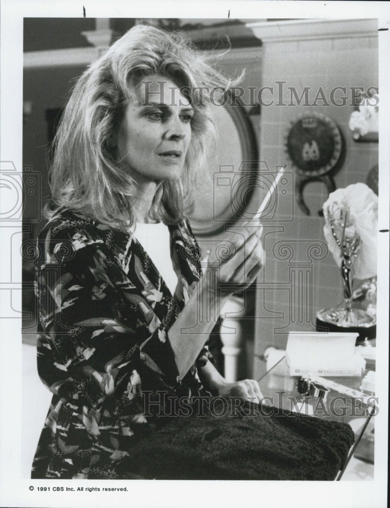 1991 Press Photo Candice Bergen in Murphy Brown - Historic Images