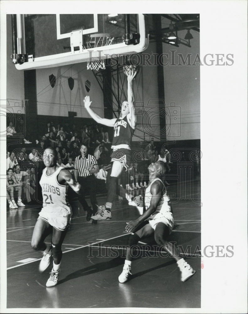 1988 Press Photo Countryside boys basketball - Historic Images
