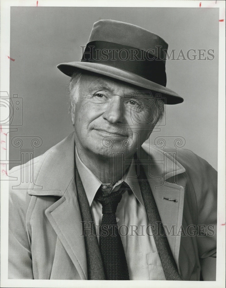 1981 Press Photo Actor Noah Beery Jr. stars in "Revenge of the Gray Gang". - Historic Images