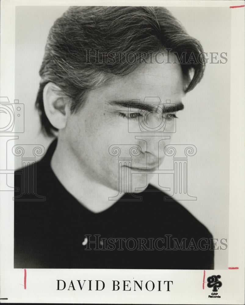 1989 Press Photo David Benoit American jazz fusion/smooth jazz pianist. - Historic Images