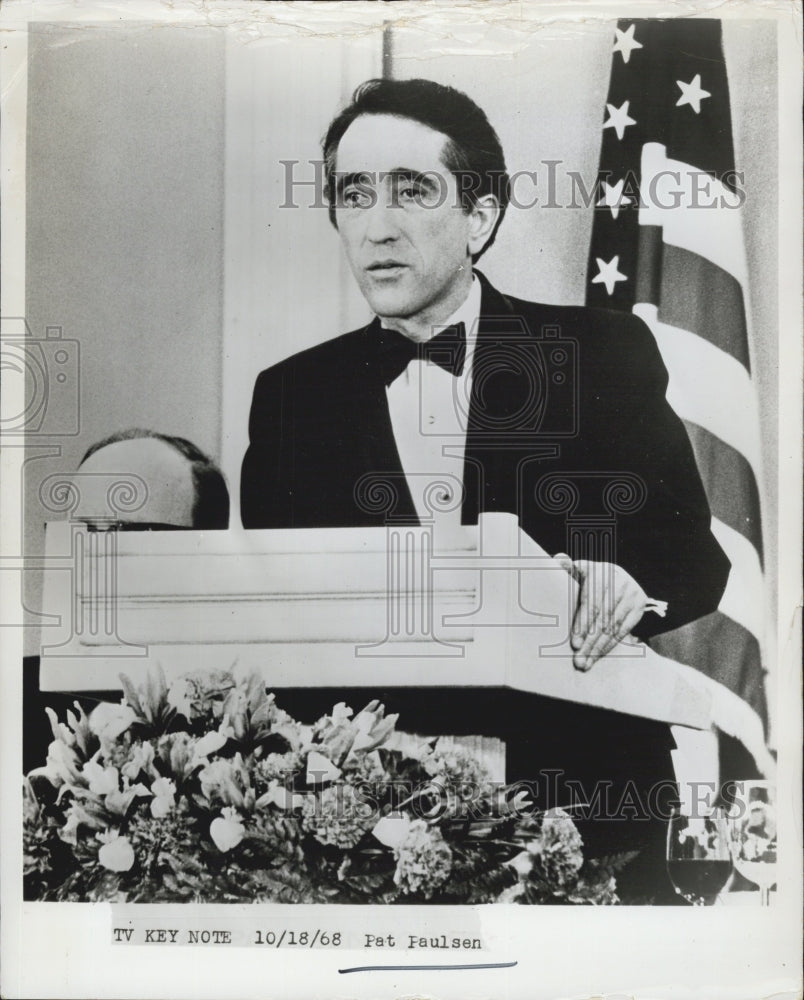 1968 Press Photo Pat Paulsen - Historic Images