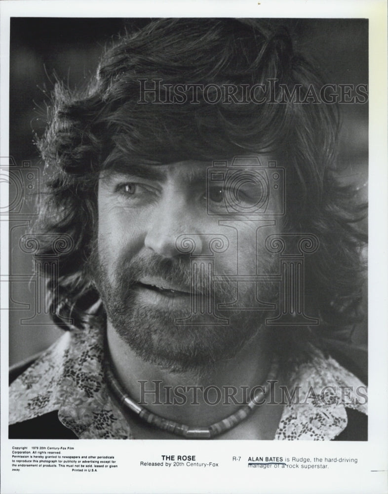 1979 Press Photo Actor Alan Bates star in The Rose&quot;. - Historic Images