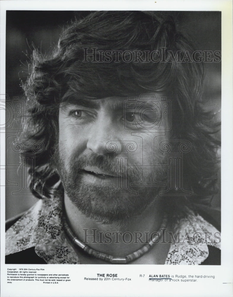 1979 Press Photo Actor Alan Bates star in The Rose". - Historic Images