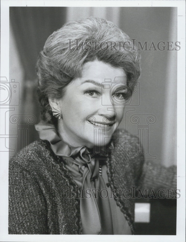 1984 Press Photo Anne Baxter American Actress. - Historic Images