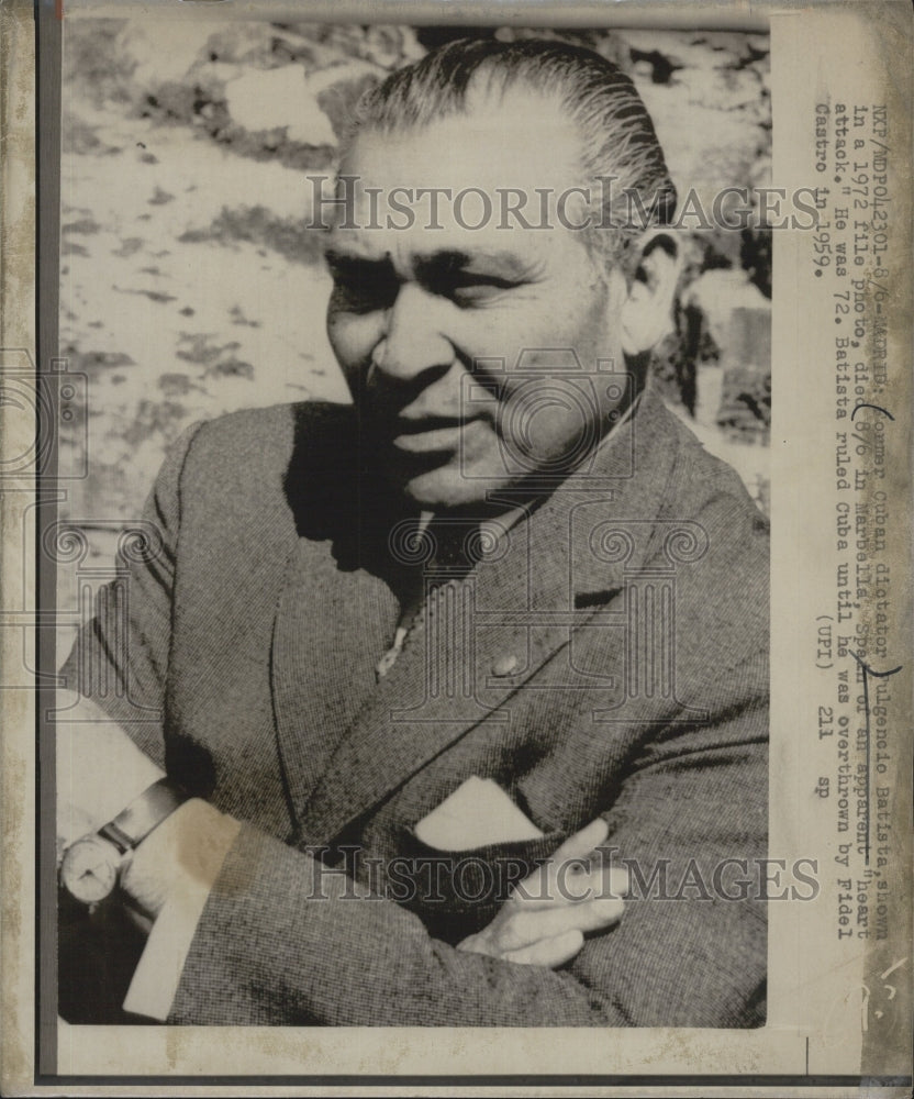 1959 Pulgencio Batista - Historic Images
