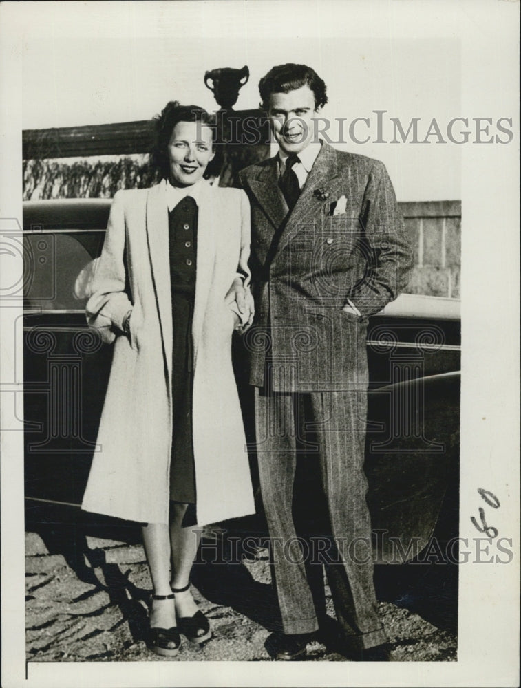 1948 Kerstin Wijkmark and Prince Karl Johan - Historic Images