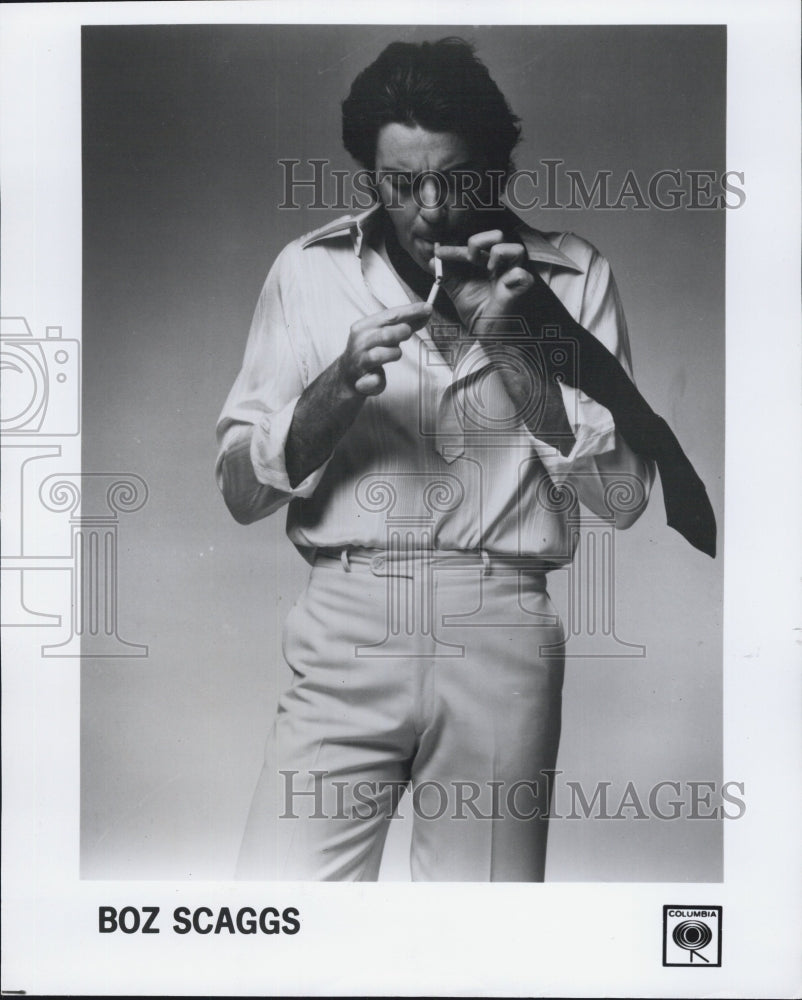 1978 Press Photo Singer William Royce &quot;Boz&quot; Scaggs - RSG76663 - Historic Images