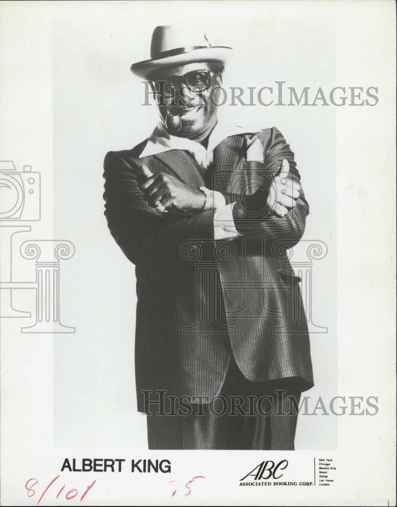 1992 Press Photo Pictured is entertainer Albert King. - Historic Images