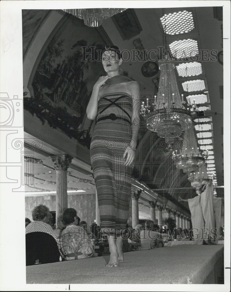 1980 Press Photo Hadassah's Annual Donor Luncheon and Fashion Show,HS designers - Historic Images