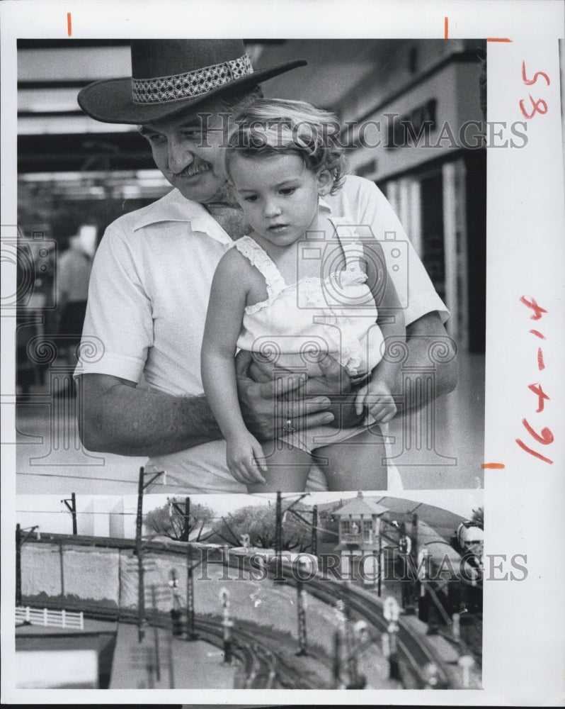 1981 Press Photo H&R Trains annual train show at Gateway Mall - Historic Images