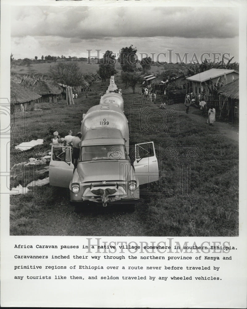 Press Photo Caravan in Ethiopia - Historic Images