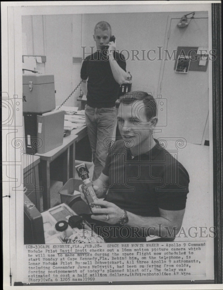 1969 Press Photo David Scott and Russell Schweickart - RSG77097 - Historic Images