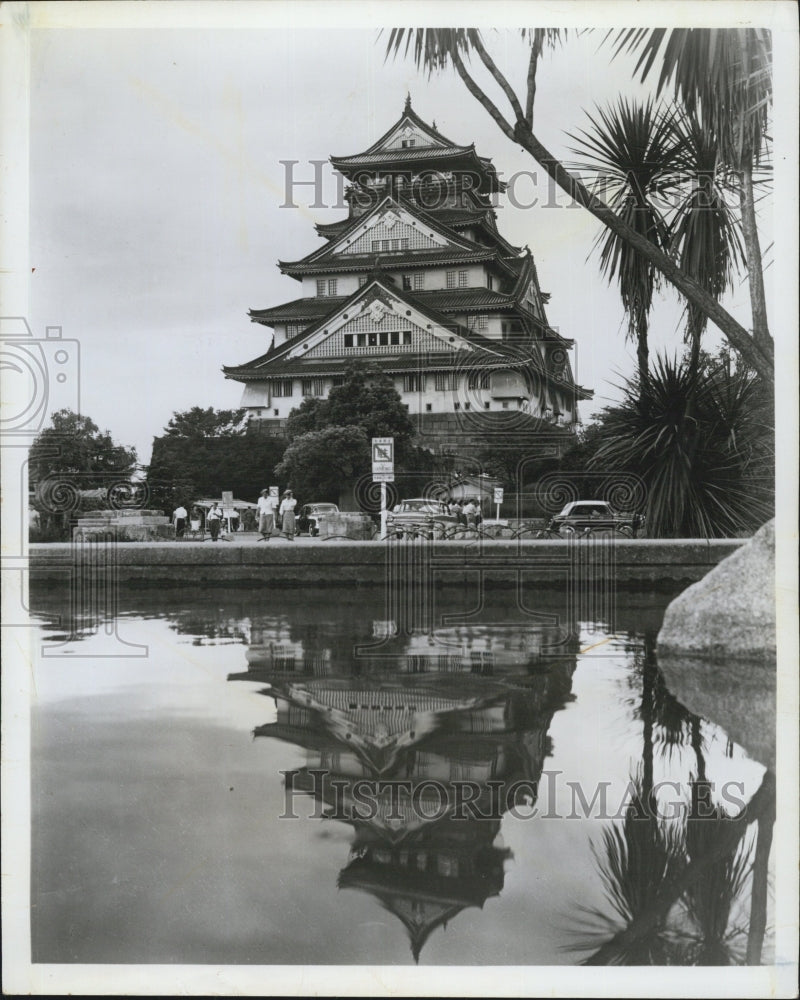 1969 Press Photo Osaka Castle Moat Expo '70 Japan World Exposition - Historic Images