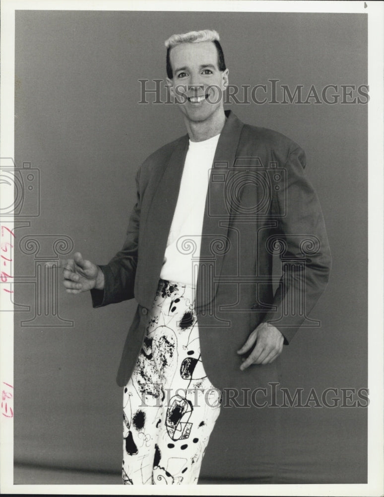 1985 Press Photo Terry Sweeney, new cast member on Saturday Night Live - Historic Images