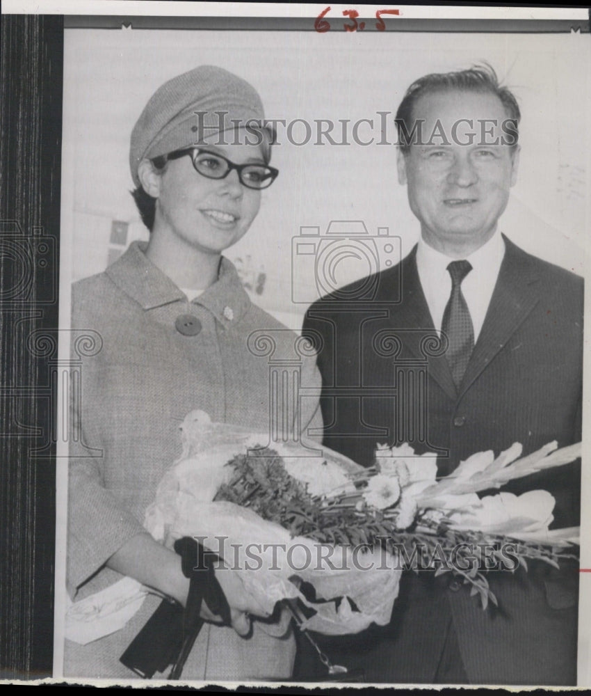 1963 Princess Christina of Sweded with Gunnar Jarring - Historic Images