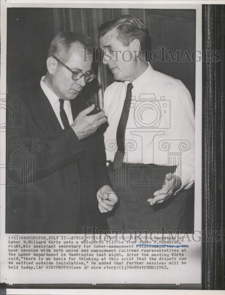 1963 James J. Reynolds and W.Willard Wirtz - Historic Images