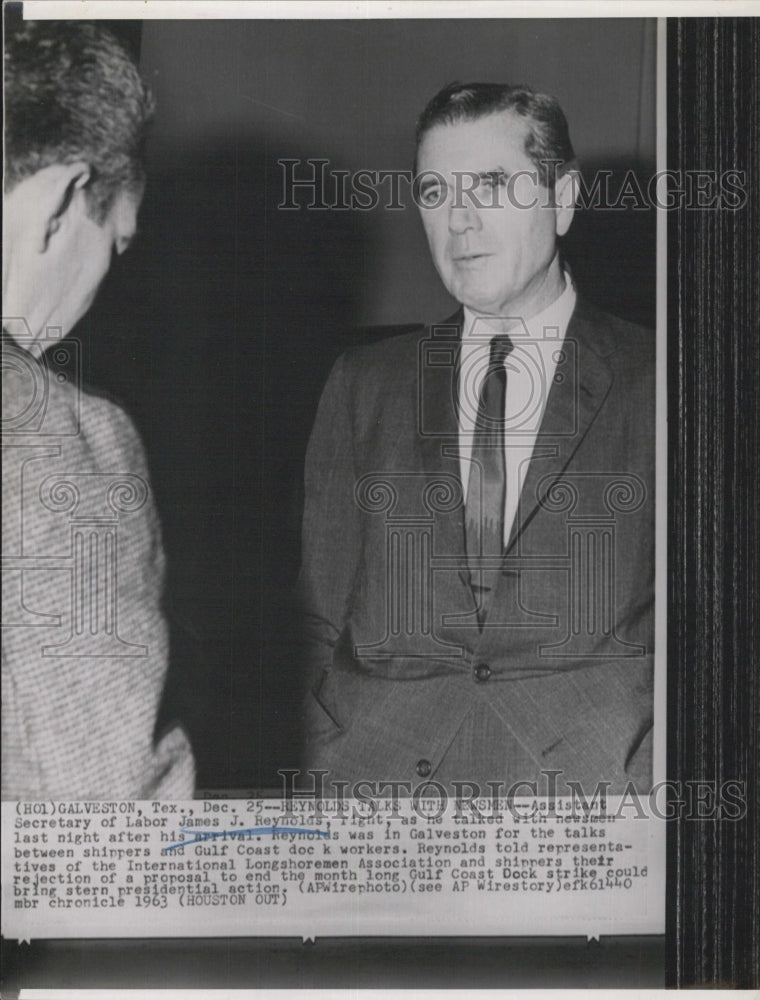 1963 Assistant Secretary of Labor James J. Reynolds - Historic Images