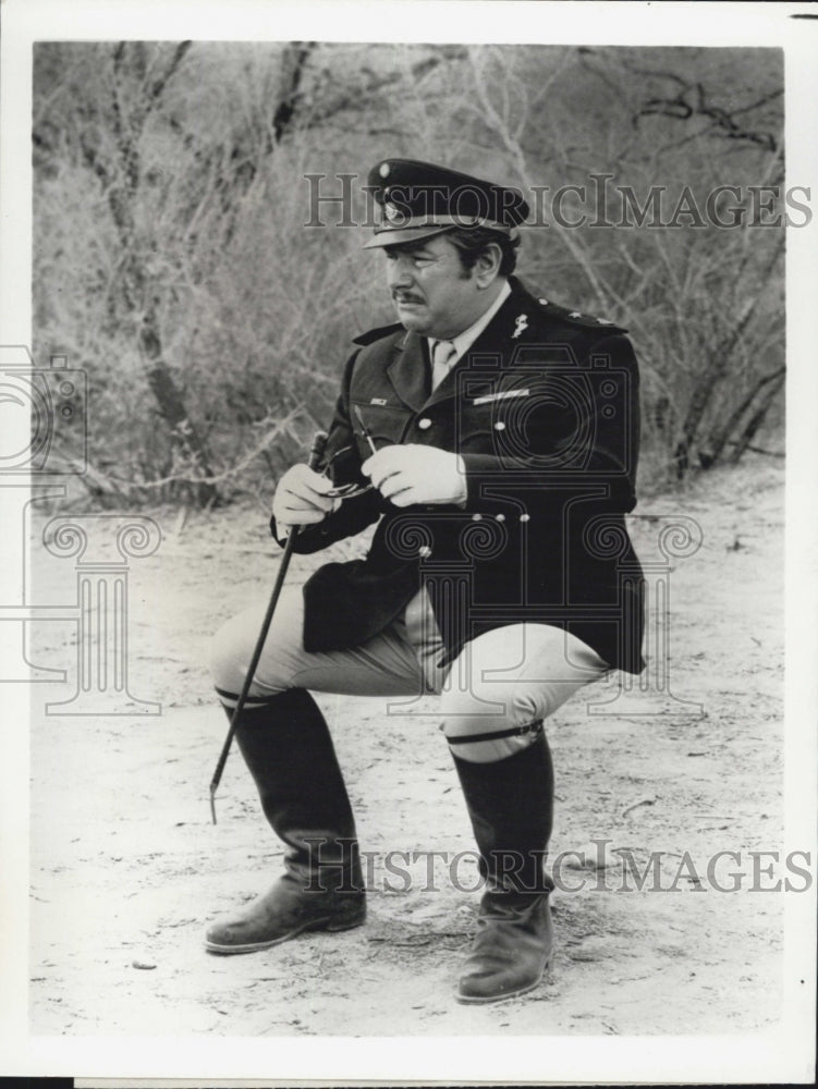 1973 Press Photo Peter Ustinov in &quot;Viva Maxi&quot; - RSG77509 - Historic Images