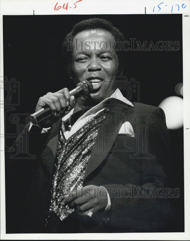 1982 Press Photo Lou Rawls - Historic Images