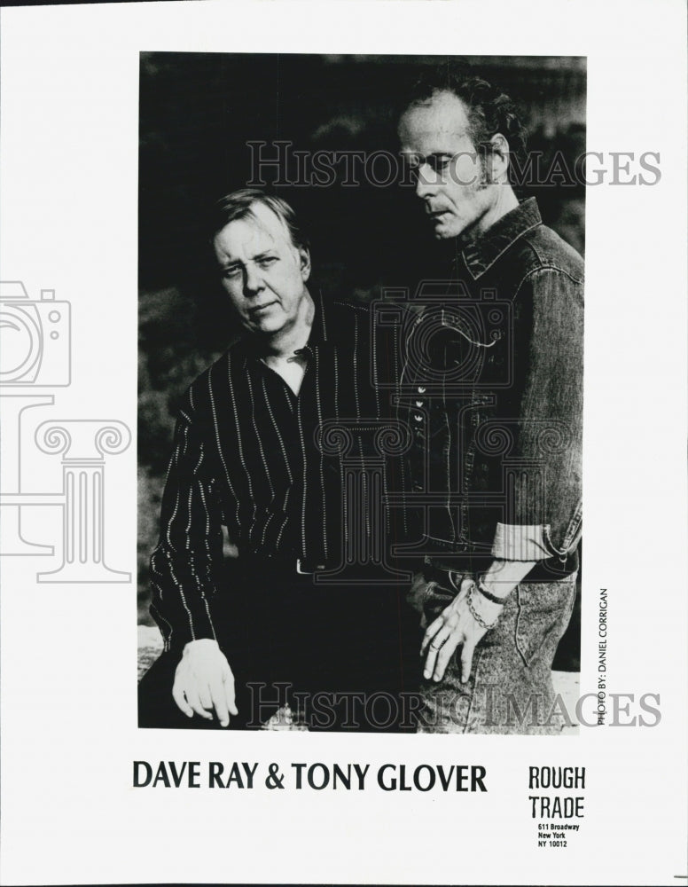 Press Photo Folk Musicians Dave Ray and Tony Glover - Historic Images