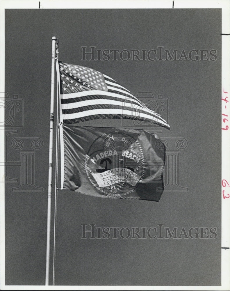 1986 Press Photo Madeira Beach City Manager Ralph Rawson - Historic Images