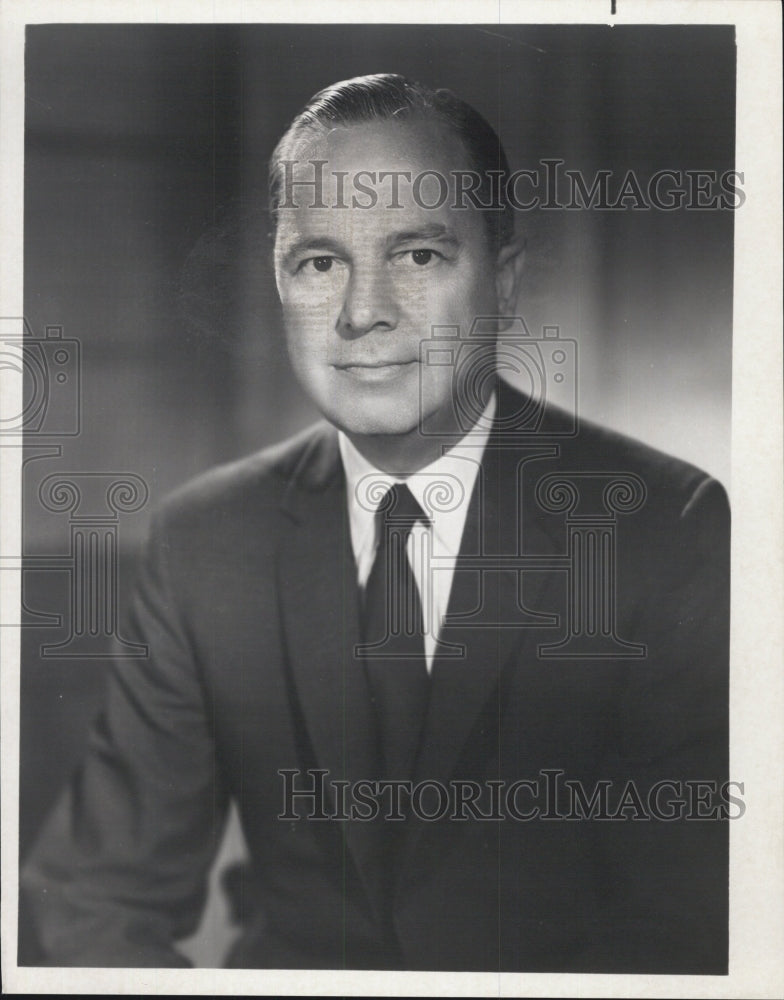 1968 Walter D. Scott, Chairman of the Board, National Broadcasting - Historic Images