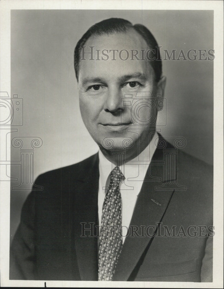 1956 Press Photo Walter D. Scott, Chairman of the Board, NBC - Historic Images