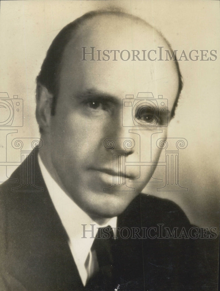 Press Photo Reginald Stewart Conductor of Baltimore Symphony Orchestra. - Historic Images