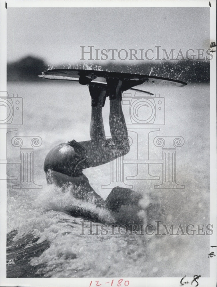 1978 Jim Connolly Trying an Airborne Flip. - Historic Images