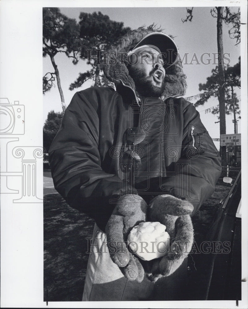 1978 Jack Frost in the picture with a snow ball. - Historic Images