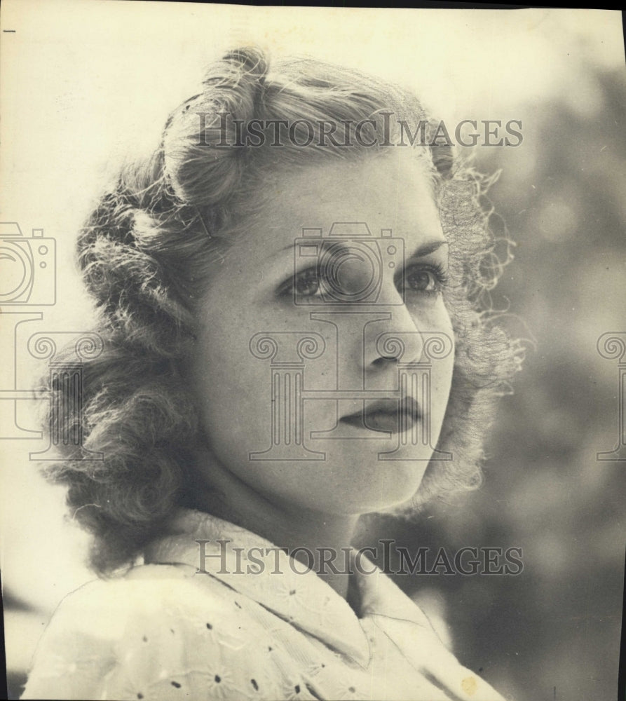 Press Photo Winfred Stewart. - Historic Images