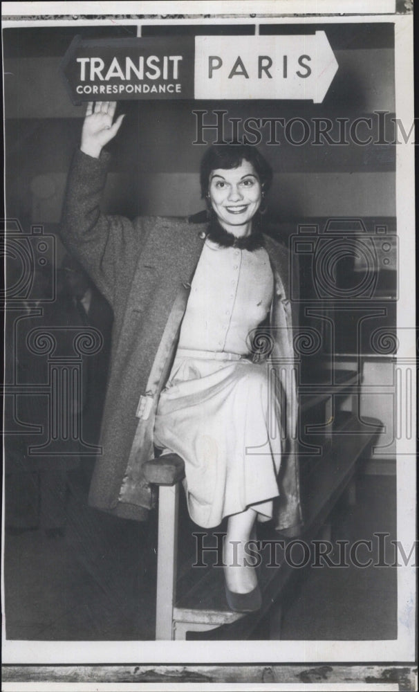 Press Photo Jo ann Stork shows in the picture. - Historic Images