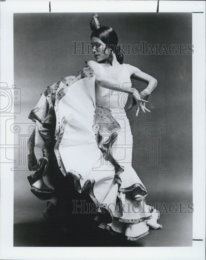 1987 Press Photo Maria Benitez Spanish Dance Company - Historic Images