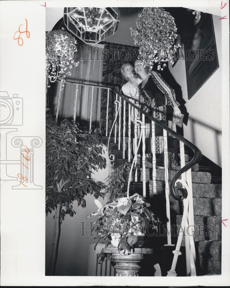 1975 Designer Showhouse Gala Italian Villa Trudi Fonte Eve Michalski - Historic Images