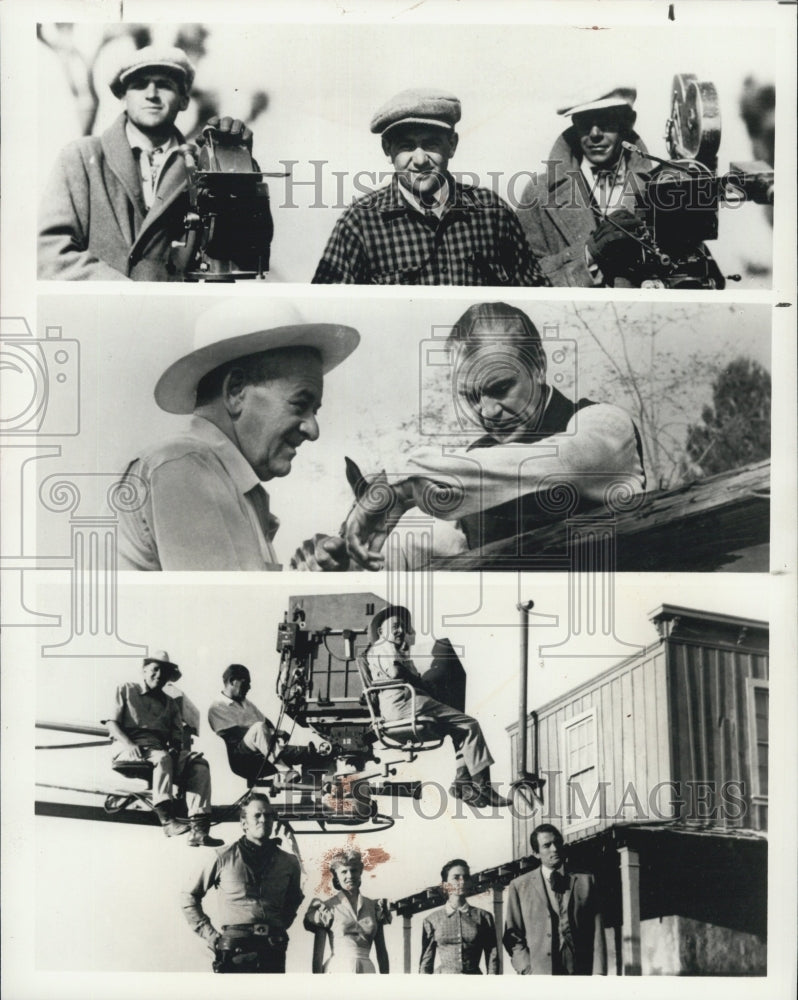 1981 Press Photo William Wyler filming of &quot;Friendly Persuasion&quot; in 1956. - Historic Images