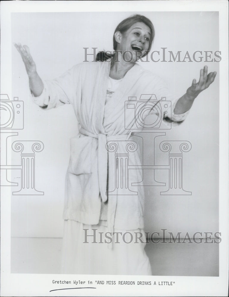 1973 Actress Gretchen Wyler in "Miss Reardon Drinks a Little" - Historic Images