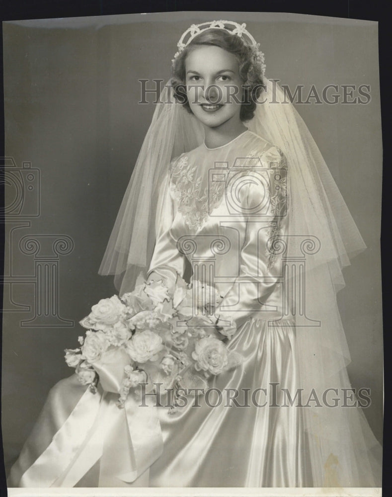 1951 Press Photo Mrs.John William Woods of Clearwater. - RSG78725 - Historic Images