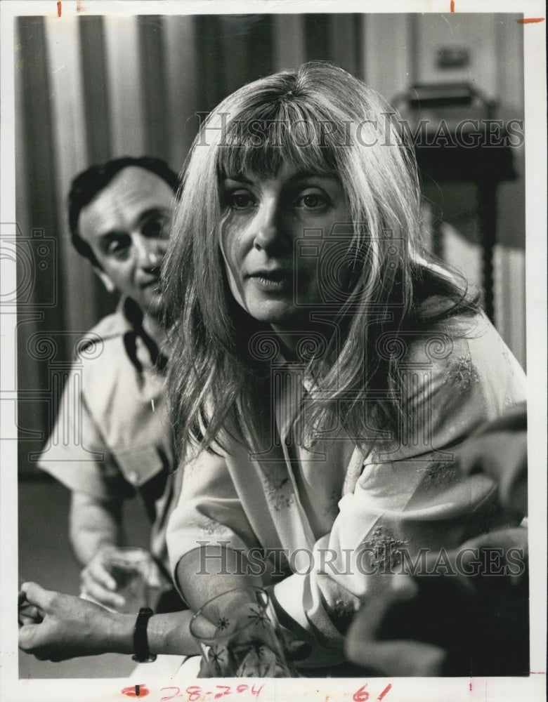 1974 Joanne Woodward and Frank Corsaro in "Rachel,Rachel". - Historic Images