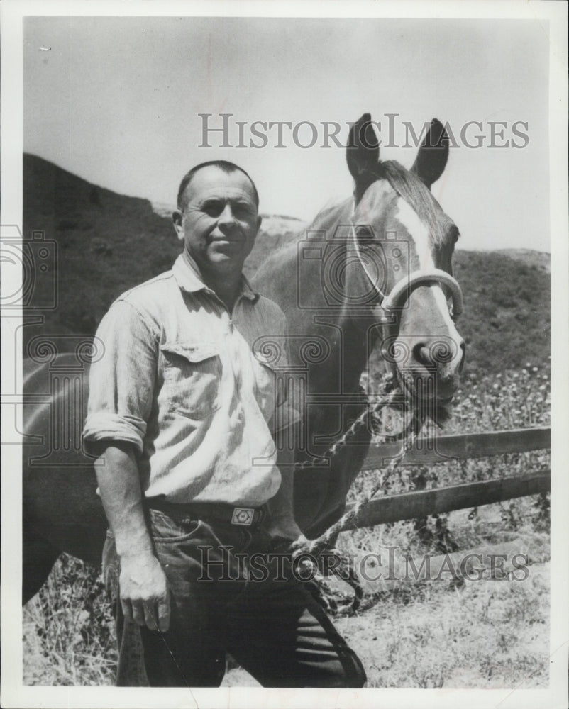 1968 California Rancher Albert J. Wool - Historic Images