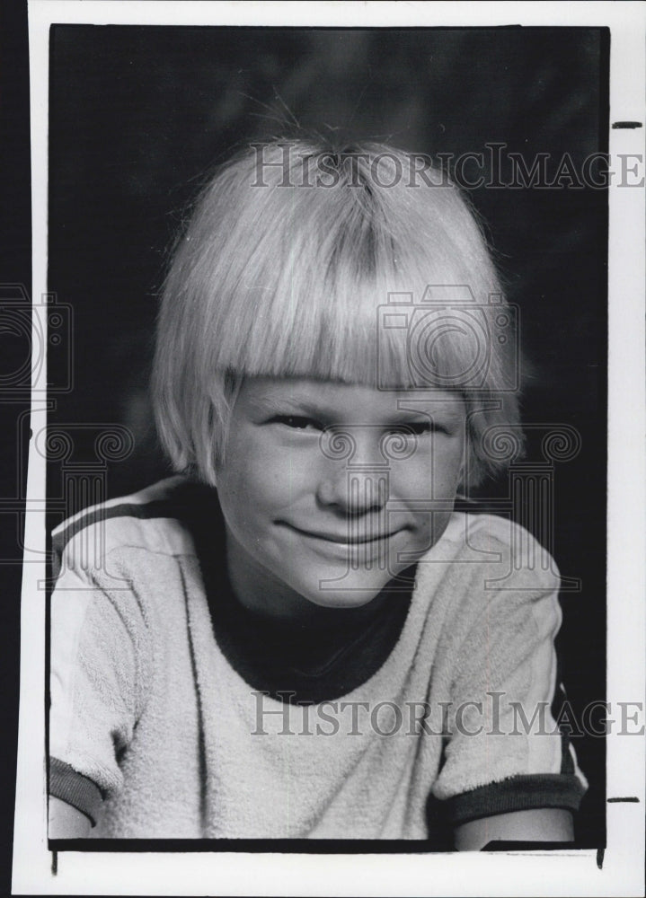 1978 Press Photo Young cook, Jamie Woroner - Historic Images