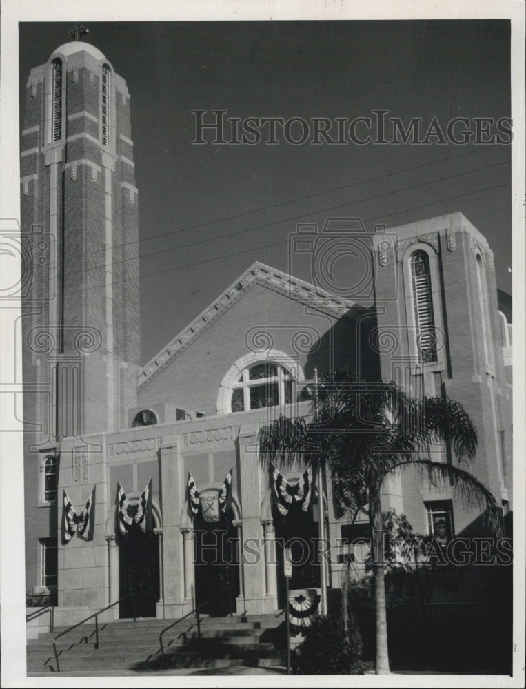 1968 Press Photo St. Nicholas Church in St. Petersburg, Fl. - Historic Images