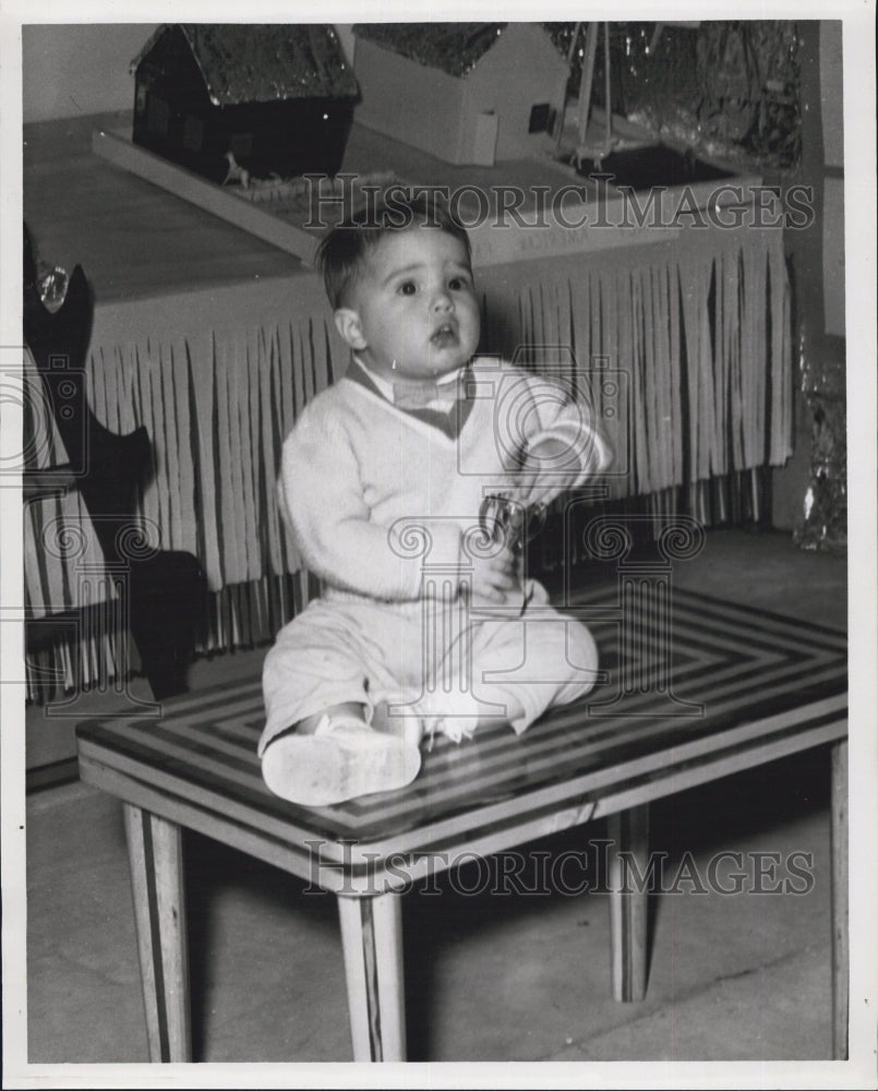 Press Photo David Earl Forbes was crowned "Cutest Baby Boy" - Historic Images