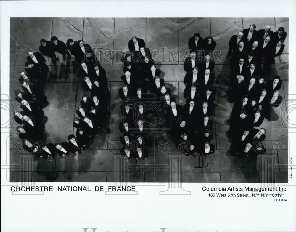 Press Photo Orchestre National De France - Historic Images