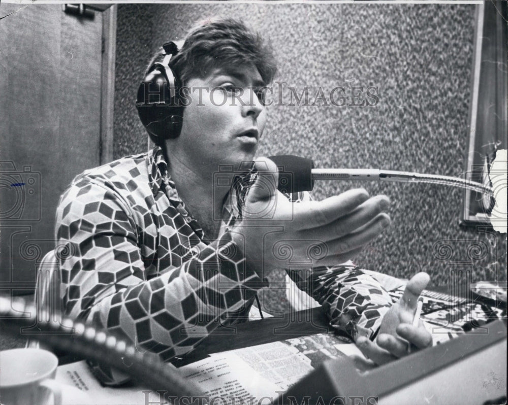 1977 Glenn Ordway Radio Broadcaster - Historic Images