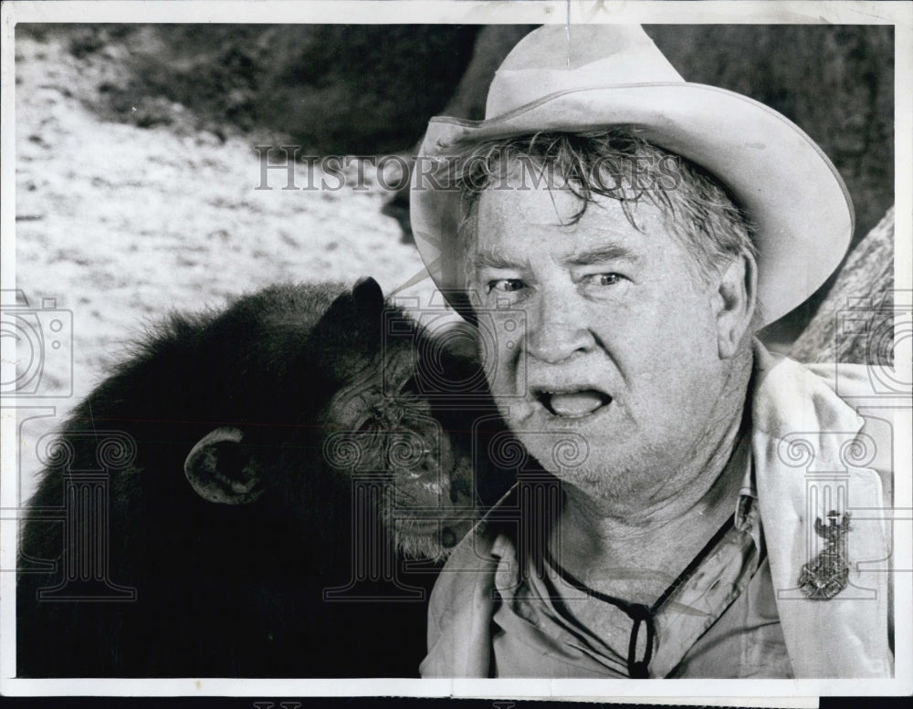 Press Photo Chill Wills in "End of a Challenge" on "Tarzan" - Historic Images