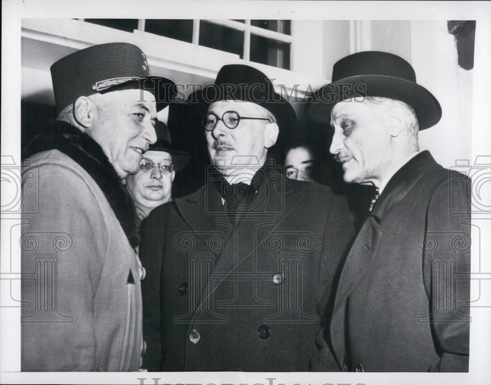 1951 shown as they left the White house - Historic Images