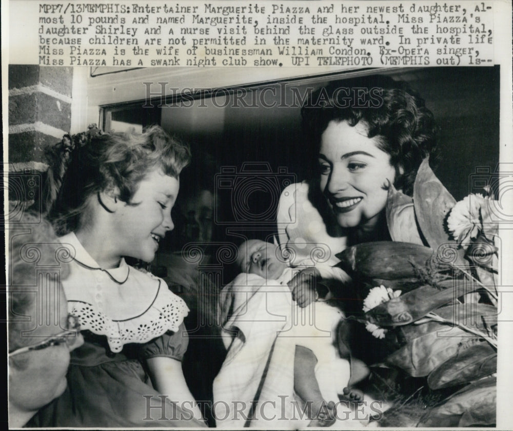 1960 Opera Soprano Marguerite Piazza Daughter Marguerite Shirley - Historic Images