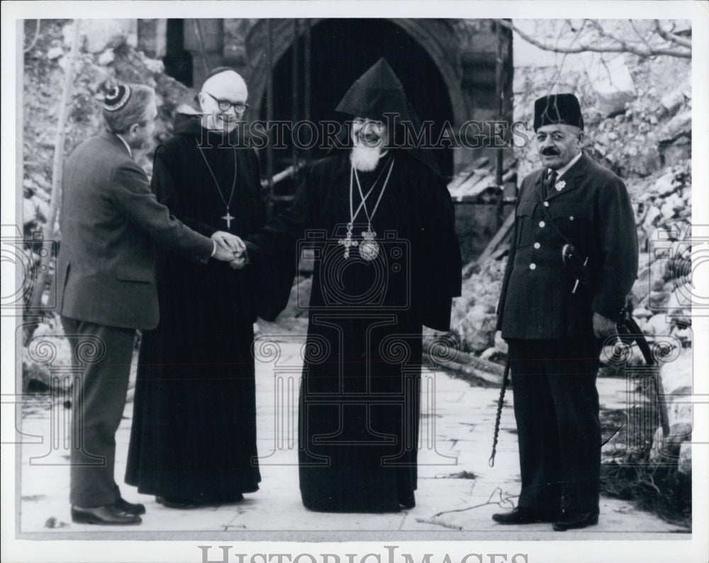 1968 Rabbi Baruch Korff His Beatitude Elisha II Abbot Leo Rudloff - Historic Images