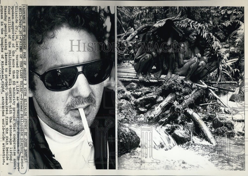 1971 Manuel Elizalde Jr Supporter Minorities Phillippines - Historic Images