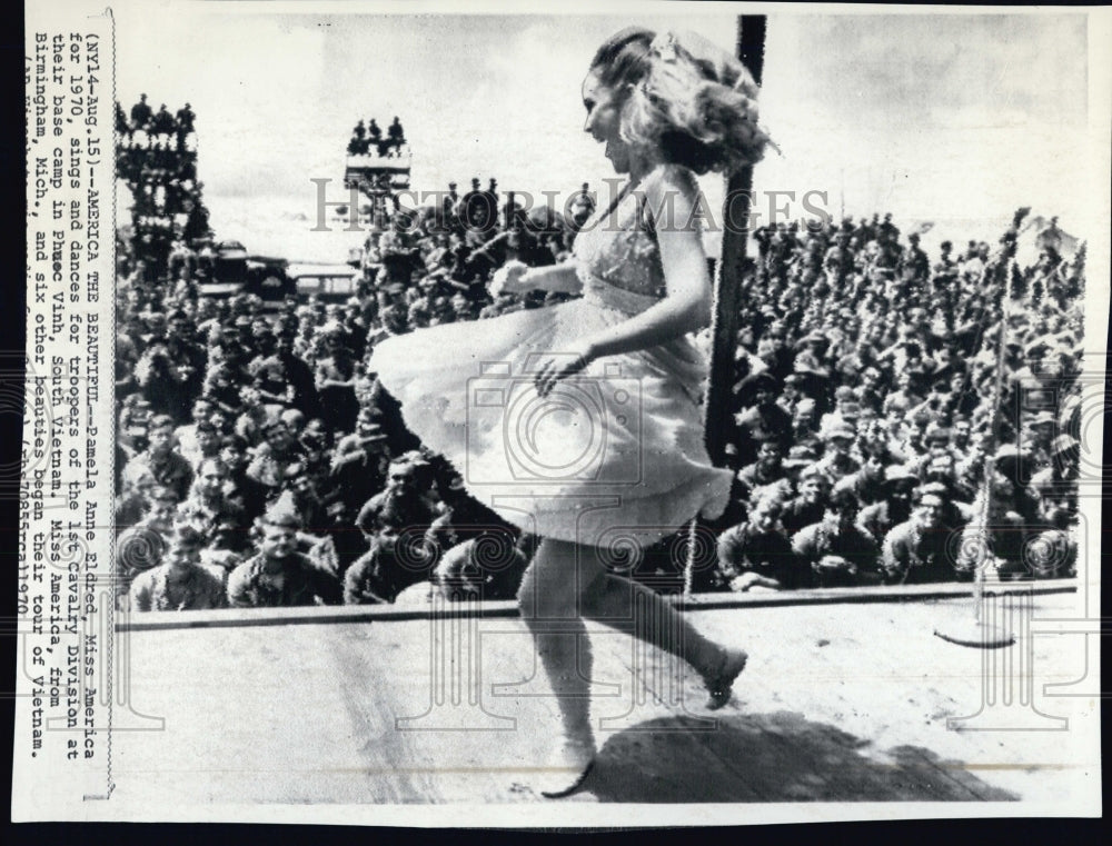 1970 Press Photo Pamela Anne Eldred, Miss America for 1970 - Historic Images